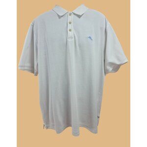 Tommy Bahama IslandZone Mens Supima Cotton Polo XXL White